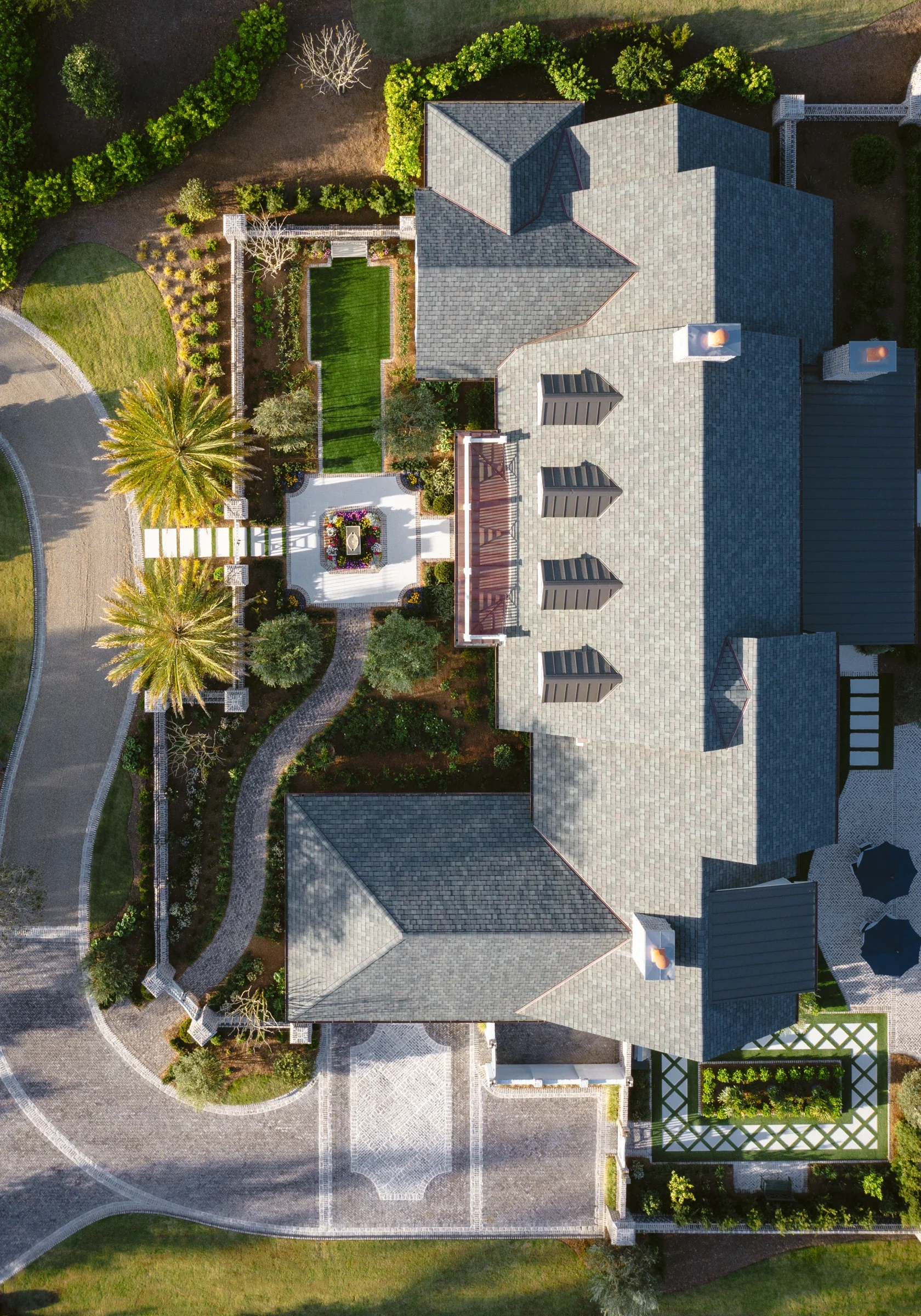 Adjacent Parking Area & Outdoor Lighting at Lakeside Luxury